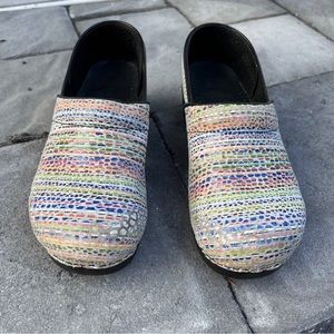 Sanita Multicolor Clogs size 40